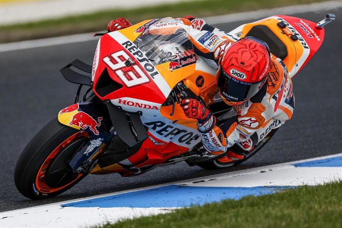 El piloto español de MotoGP Marc Márquez (Repsol Honda).
