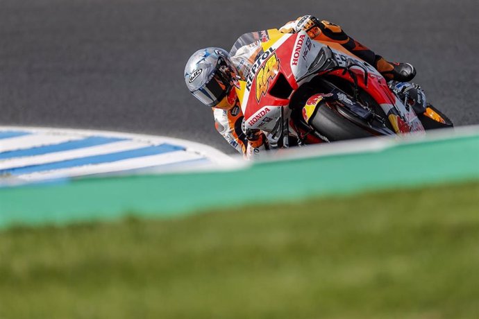 El piloto español de MotoGP Pol Espargaró (Repsol Honda).