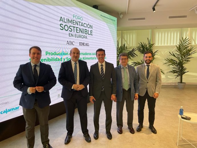 García interviene en el foro de ABC e IDEAL sobre alimentación sostenible