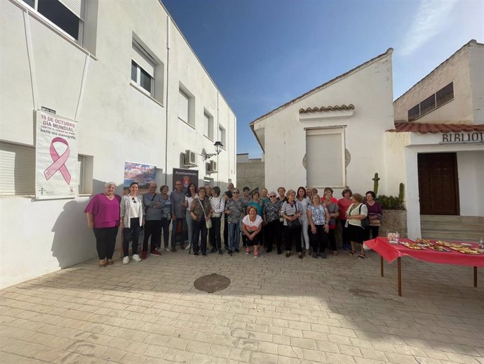 Instalación de un contenedor rosa 