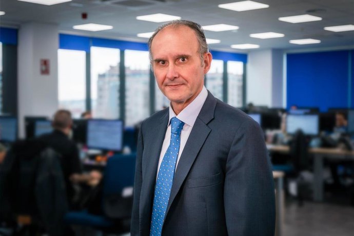 Archivo - César López, consejero delegado de GSS (Grupo Covisian)