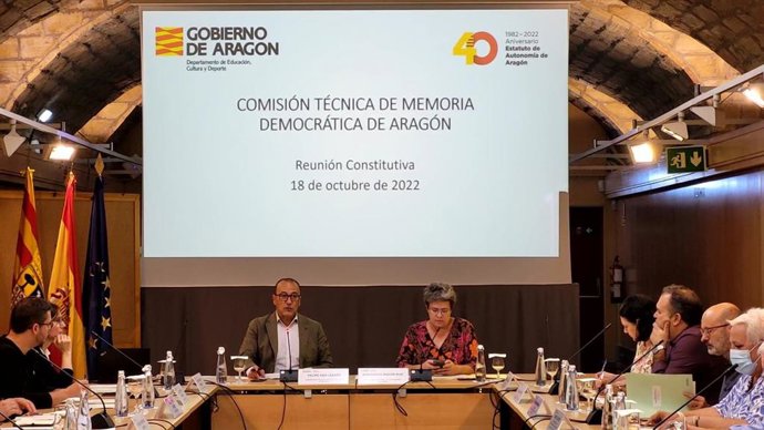 Constituida la Comisión Técnica de Memoria Democrática de Aragón.