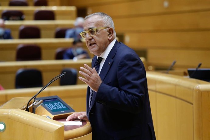 Archivo - El senador del PAR, Clemente Sánchez Garnica