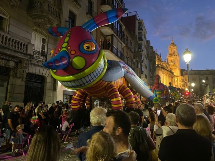 Cabalgata inaugural de la Feria de San Lucas 2022 de Jaén.