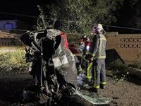 Fallece un hombre de 62 años tras chocar su turismo contra una base de hormigón y volcar en Mejorada del Campo