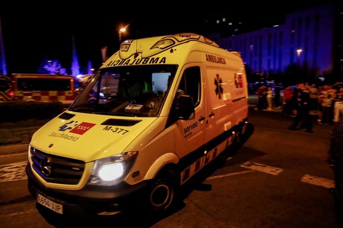 Una ambulancia de Samur Protección Civil