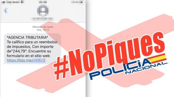 Alerta de estafa de Policía Nacional