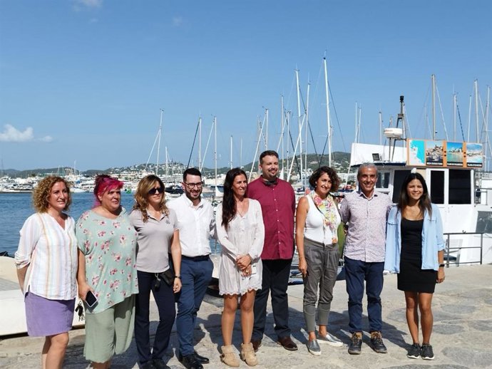 Precandidatos de Podemos Ibiza para las elecciones de 2023.