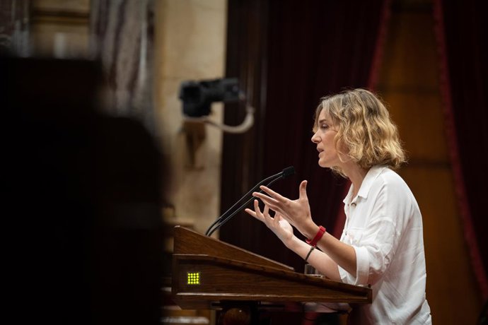 La líder dels comuns al Parlament, Jéssica Albiach