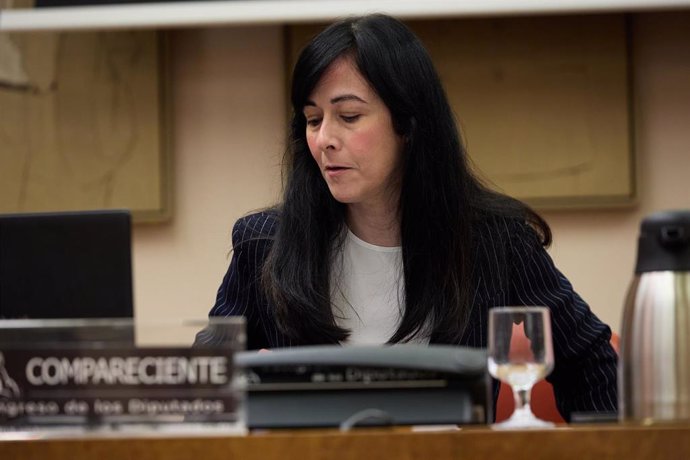 La presidenta de la Sociedad Estatal de Participaciones Industriales (SEPI), Belén Gualda, comparece durante la Comisión de Presupuestos, en el Congreso 