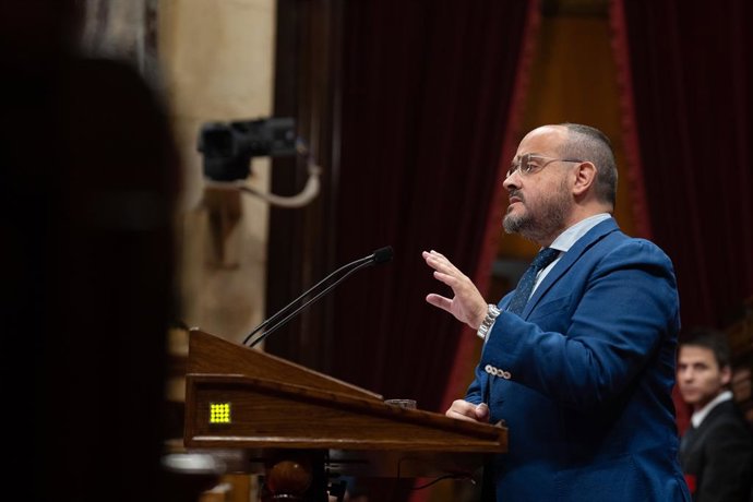 El líder del PP catal, Alejandro Fernández
