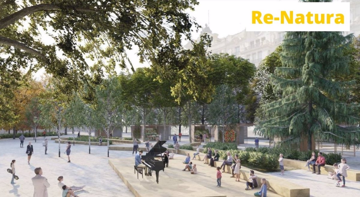 El proyecto Re-Natura gana el concurso para la reforma definitiva de la  plaza del Ayuntamiento de València