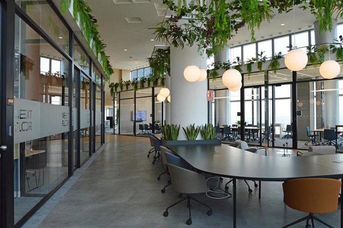 Next Floor Madrid, espacio flex en Torre Emperador Castellana, en Madrid.
