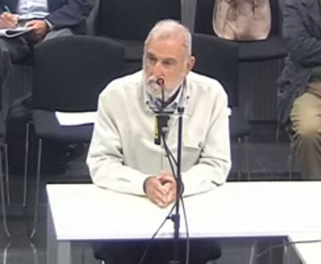 Torrijos en su comparecencia en la Audiencia Nacional