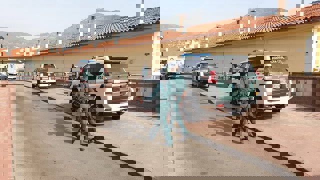 Uno de los registros de la Guardia Civil en Fuengirola