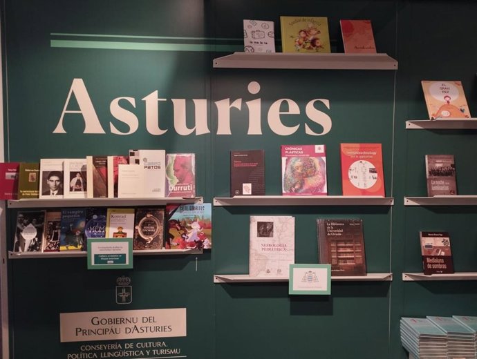 Stand de Asturias en la Feria de Fráncfort