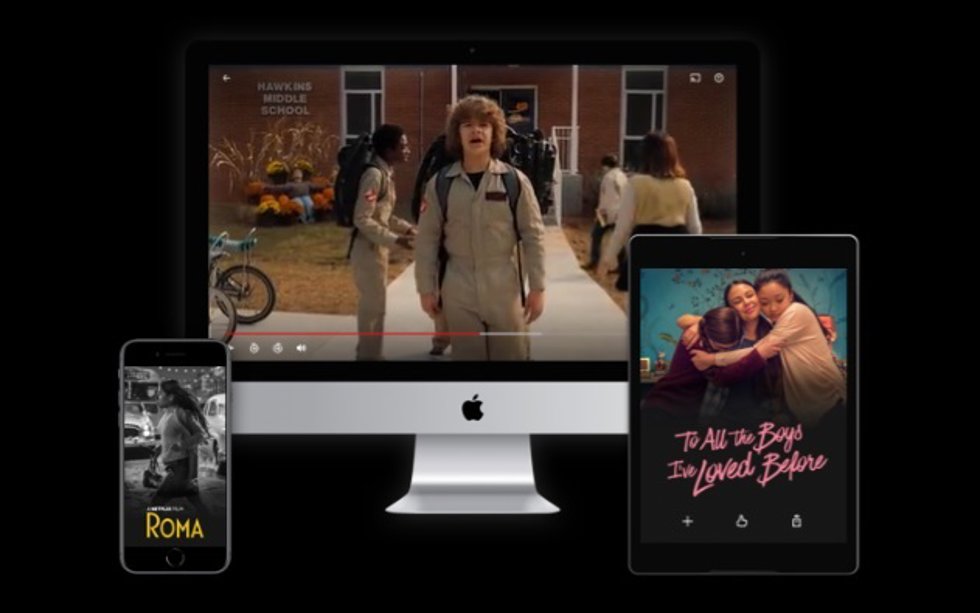 Netflix en distintos dispositivos
