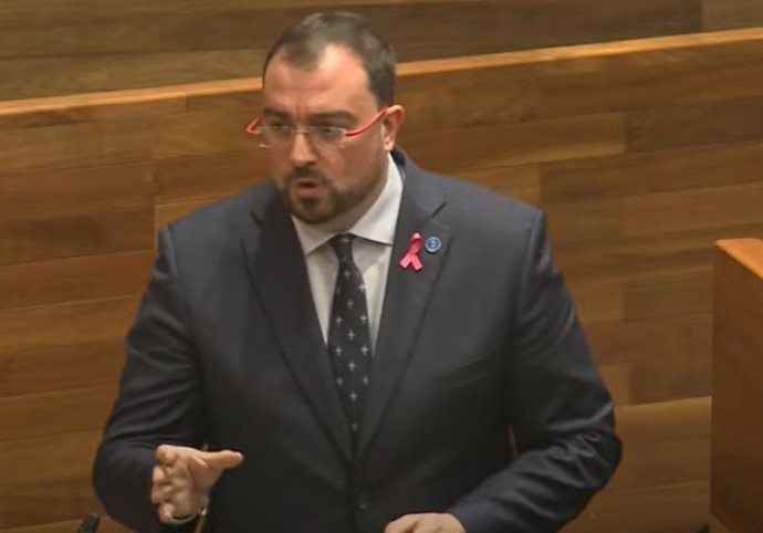 El presidente del Principado, Adrián Barbón