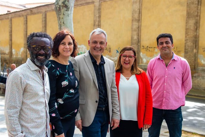 Archivo - Representantes de MÉS per Mallorca en la institución insular.