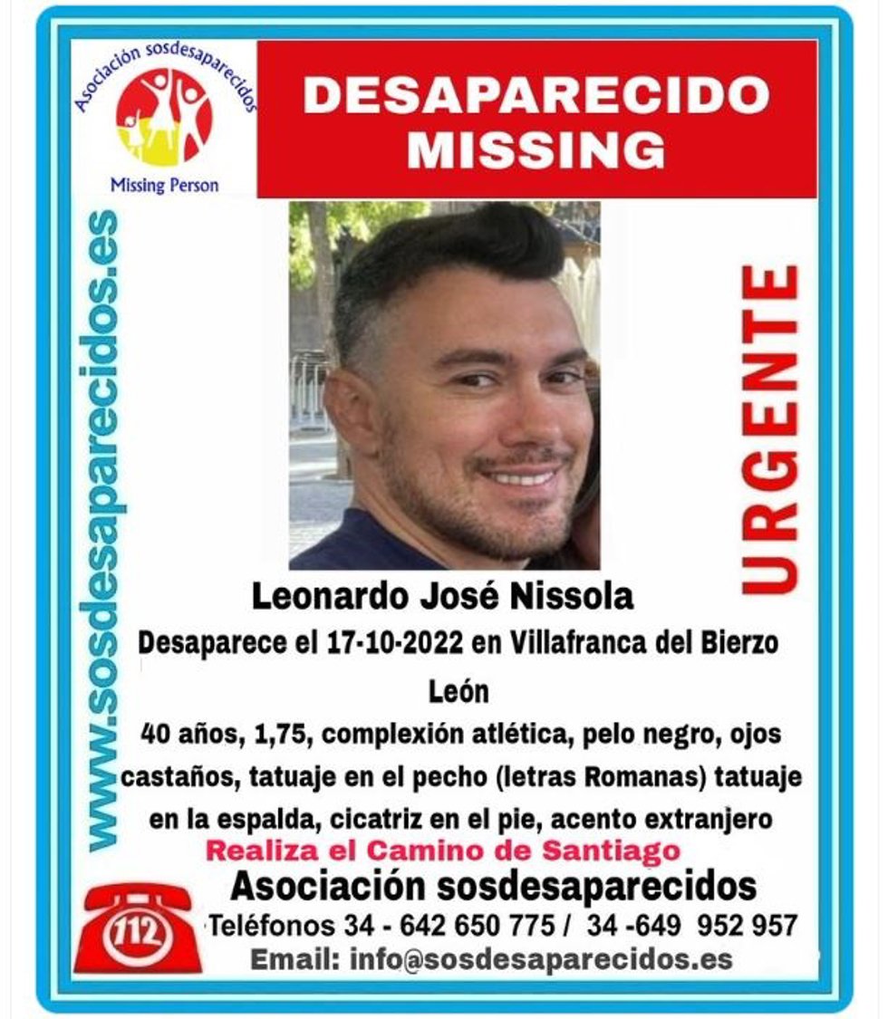Captura del tuit publicado por SOS Desaparecidos.