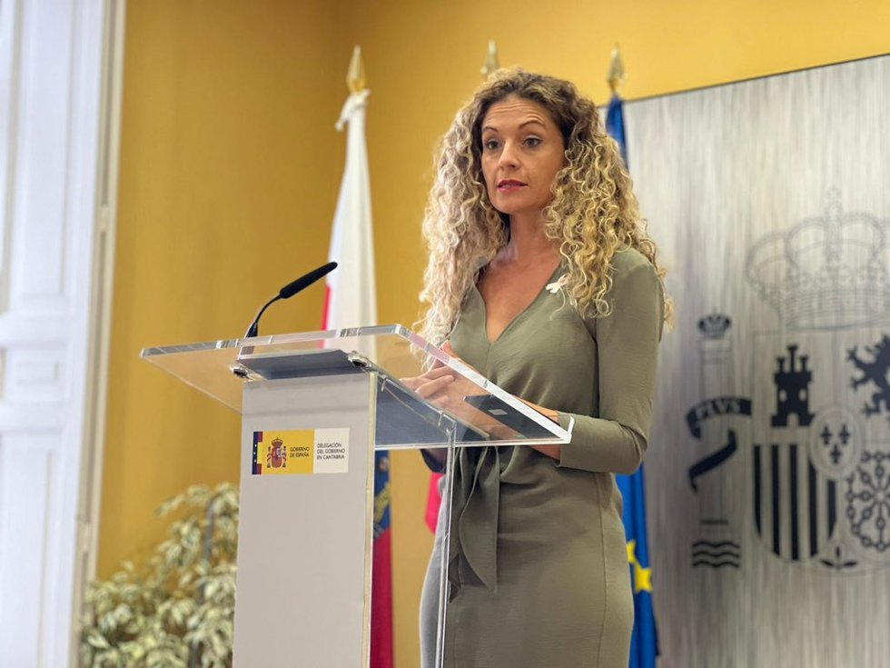La delegada del Gobierno en Cantabria, Ainoa Quiñones
