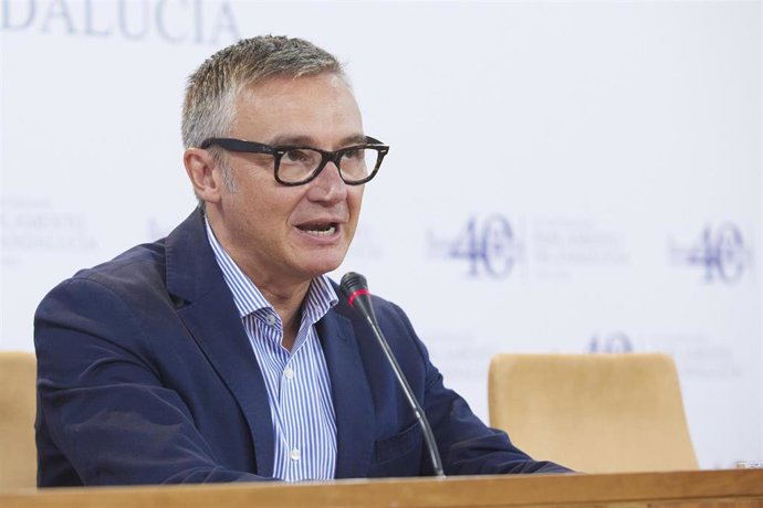 El portavoz del Grupo Parlamentario Vox, Manuel Gavira, en una imagen de archivo. 