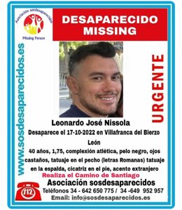 Captura del tuit publicado  por SOS Desaparecidos.