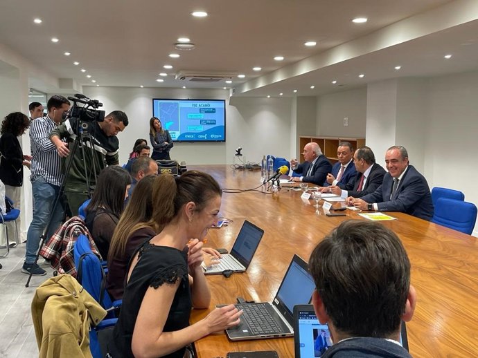 CEV, Cámara Alicante e INECA piden en Madrid unos PGE "justos" para la provincia y exigen "acabar con la desigualdad"