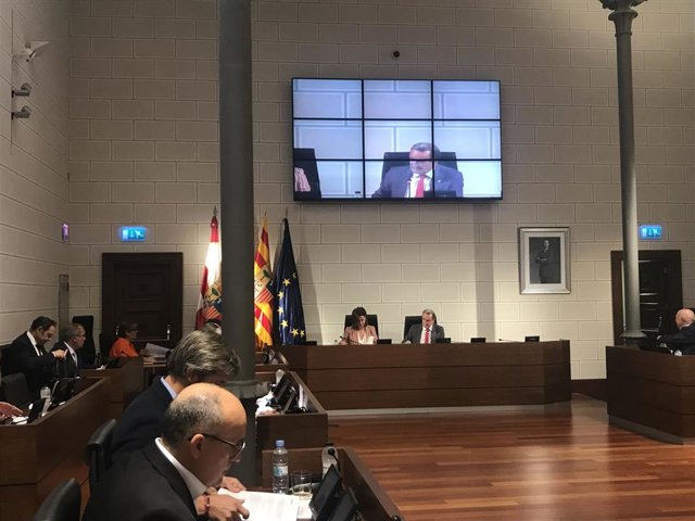 El pleno de la Diputación de Zaragoza