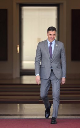 Archivo - El presidente del Gobierno, Pedro Sánchez, en el Palacio de la Moncloa.