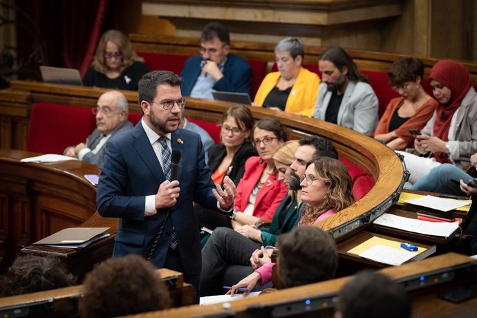 El president de la Generalitat, Pere Aragons