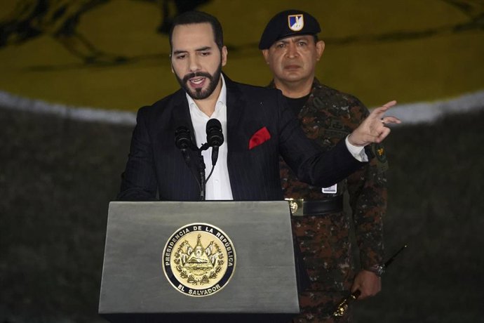 Archivo - Nayib Bukele, presidente de El Salvador