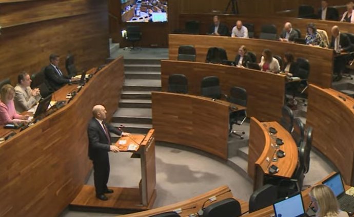 El vicepresidente del Principado Juan Cofiño