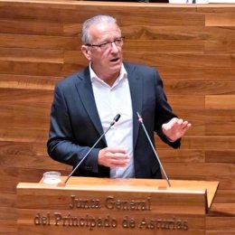 El diputado del PP José Felgueres, en la Junta General.