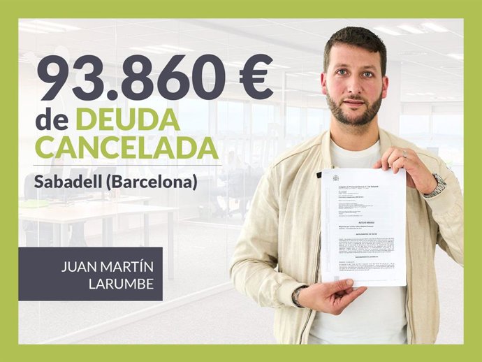 Exonerado con Repara tu Deuda con la Ley de Segunda Oportunidad.