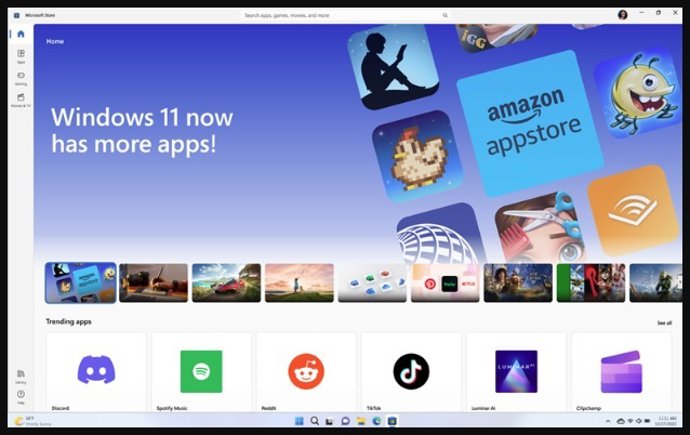 La AppStore de Amazon trae a Windows 11 las aplicaciones de Android