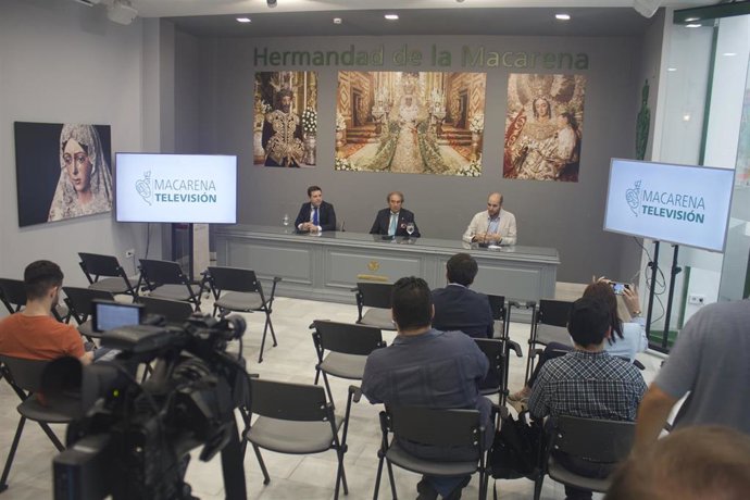 Presentación de Macarena Televisión, en el nuevo medio 'online' de la corporación de la madrugada.
