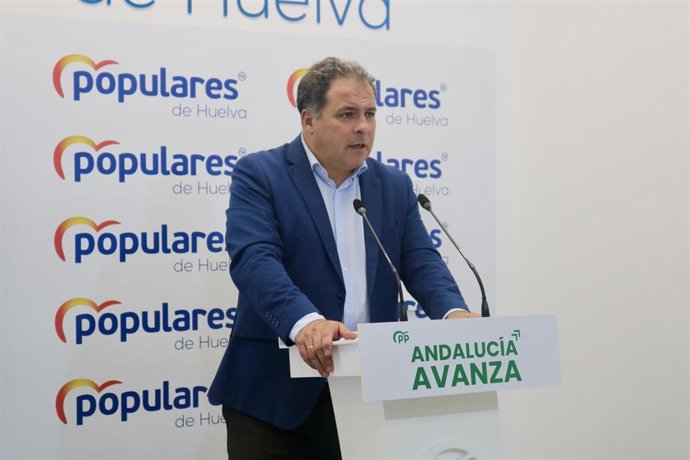 El portavoz del Grupo Popular en la Diputación de Huelva, Juan Carlos Duarte.