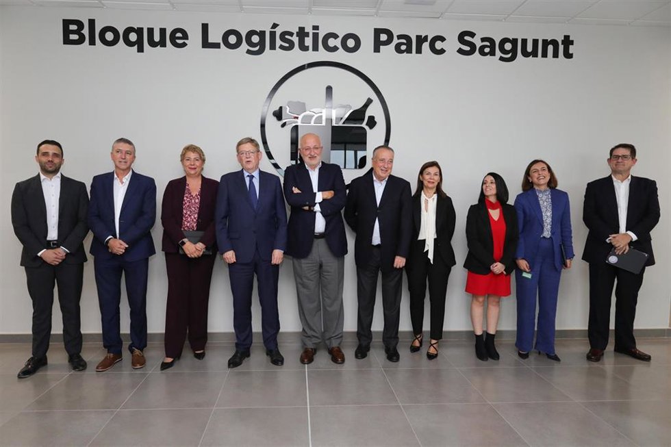 Visita al bloque logístico de Mercadona en Parc Sagunt,