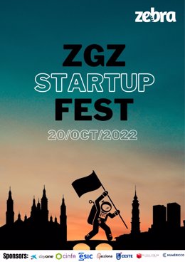 Cartel de la primera edición del 'Zgz Startup Fest'