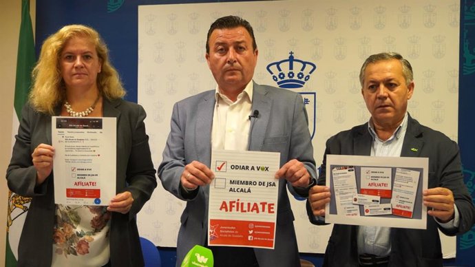 Los miembros alcalareños de Vox