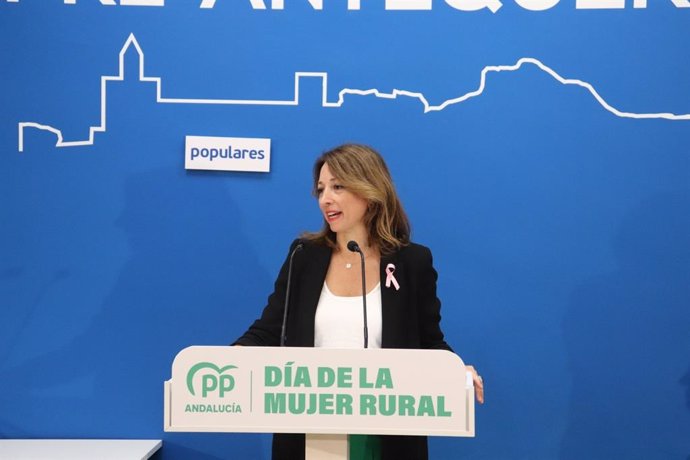 Patricia Navarro, presidenta del PP de Málaga, en el acto del PP-A con motivo del Día de la Mujer Rural