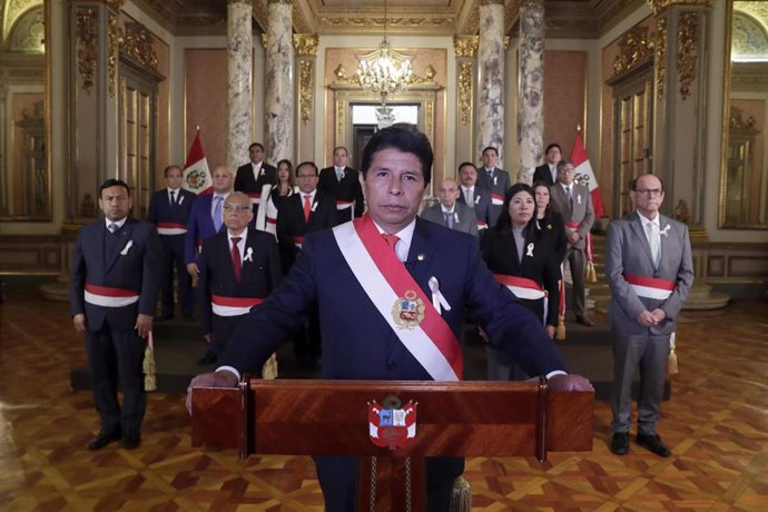 El presidente de Perú, Pedro Castillo