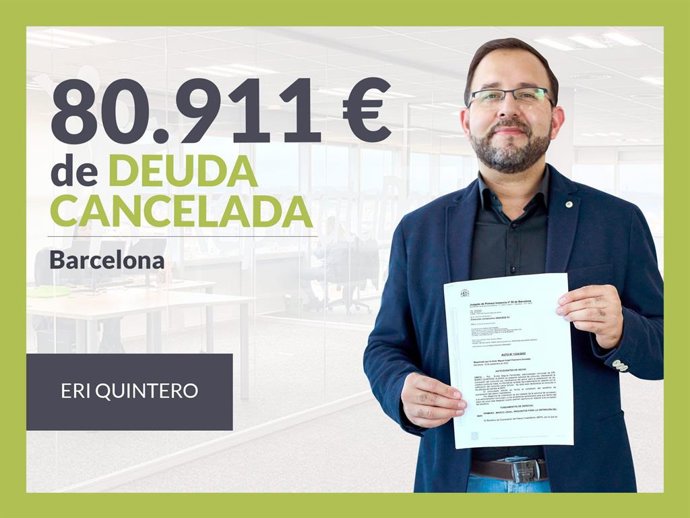 Exonerado con Repara tu Deuda por la Ley de Segunda Oportunidad.