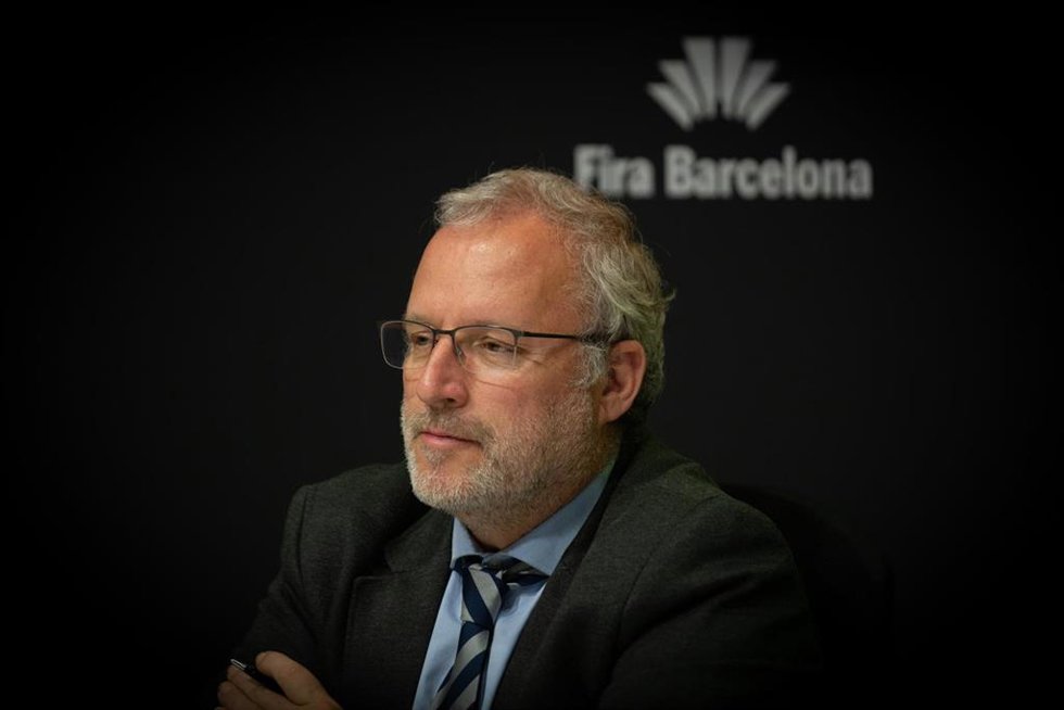 Archivo - El general de Fira de Barcelona, Constantí Serrallonga, interviene en la presentación de la edición 2022 de Alimentaria&Hostelco, en la Fira de Barcelona Montjuc, a 24 de marzo de 2022, en Barcelona, Cataluña (España). Tras el aplazamiento de
