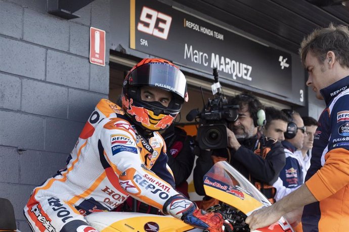 El piloto español de MotoGP Marc Márquez (Repsol Honda)