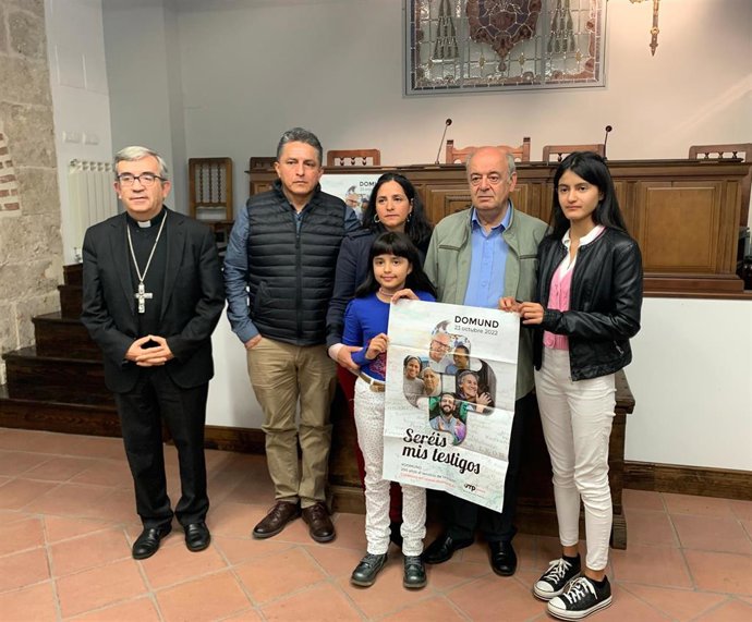 Presentación de la campaña del Domund 2022 en el Arzobispado de Valladolid.