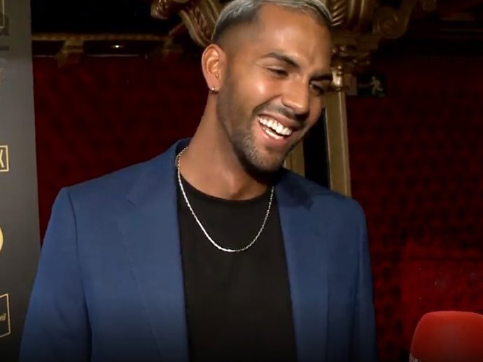 Yulen Pereira, en la presentación de joyas de Anabel Pantoja