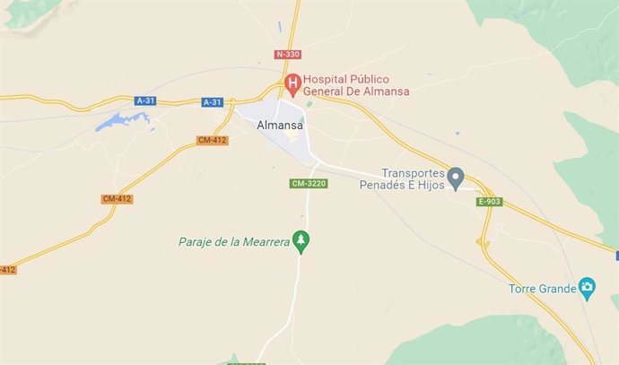 Archivo - Imagen de Almansa en Google Maps