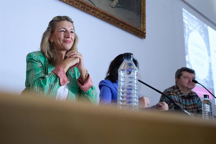 La vicepresidenta segunda y ministra de Trabajo y Economía Social, Yolanda Díaz, 